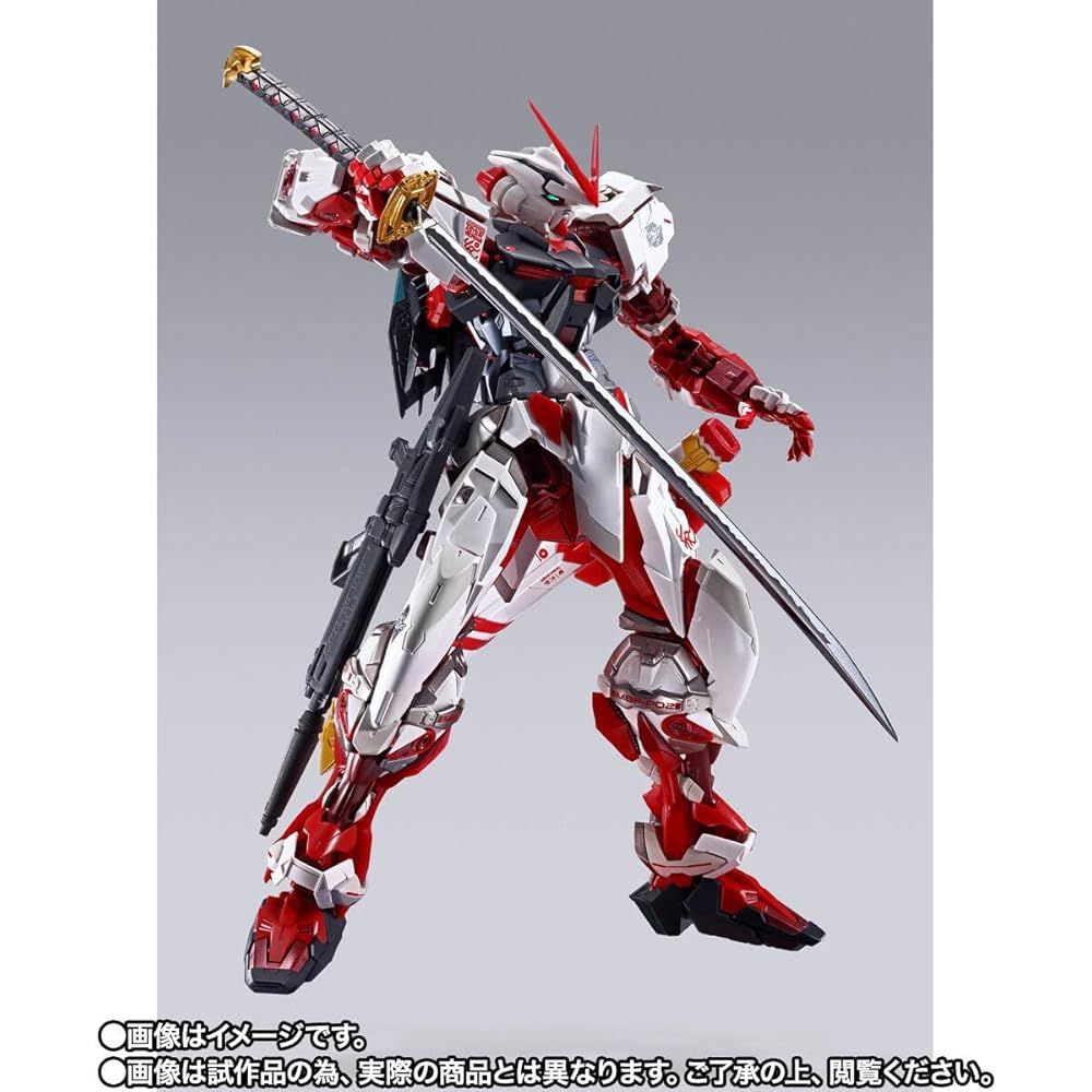NATIONS METAL BUILD ガンダムアストレイ レッドフレーム PROJECT ASTRAY ABS PVC ダイキャスト製 180 mm 塗装済みフィギュア