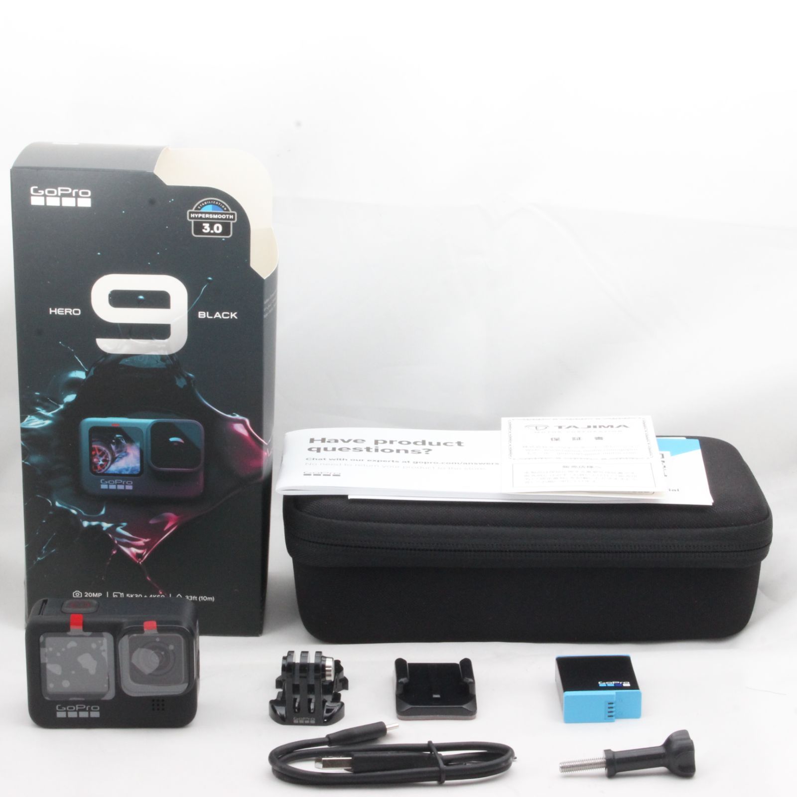 GoPro HERO9 Black ウェアラブルカメラ CHDHX-901-FW | bistrotlouis.co.za