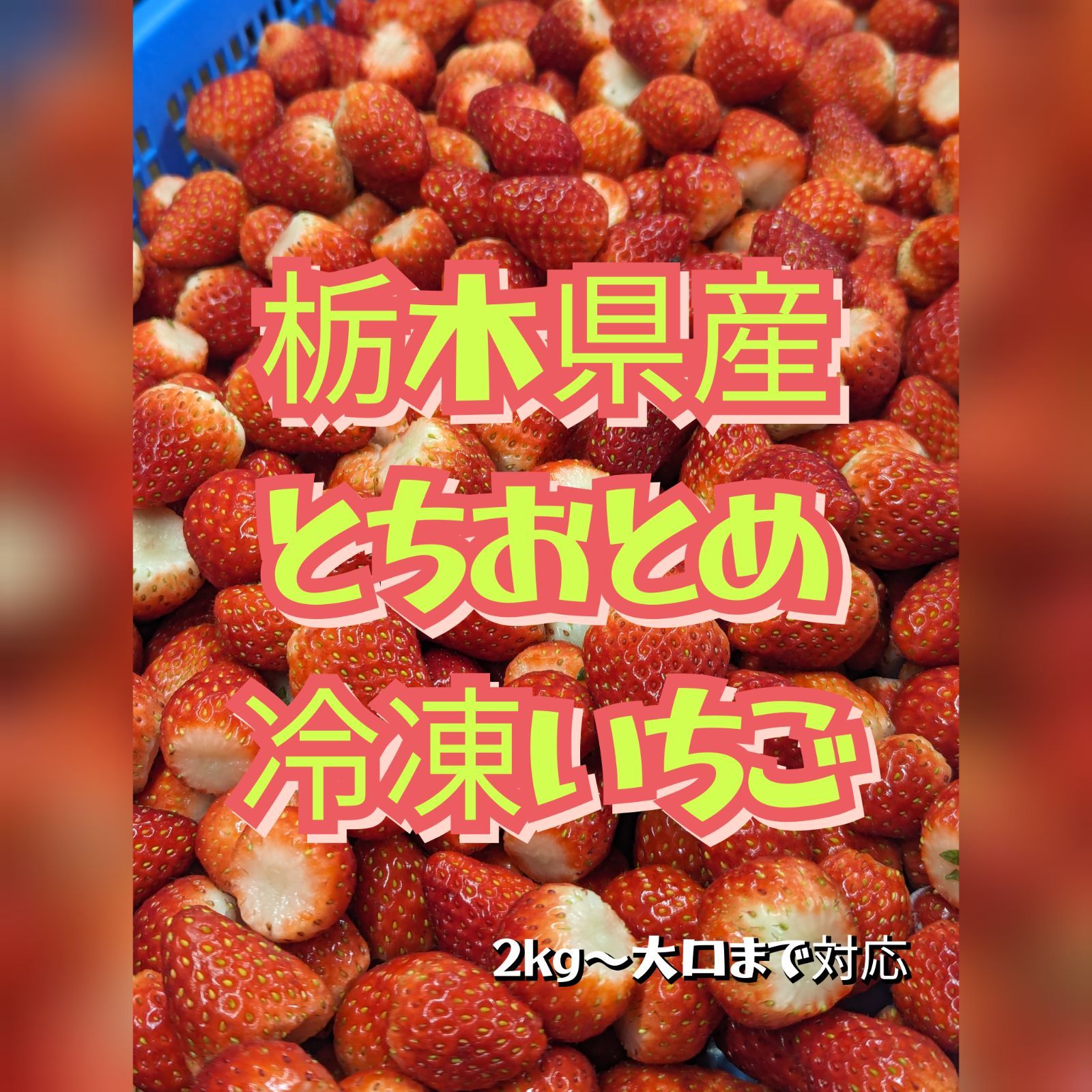 栃木県産とちおとめ 冷凍いちご 2kg〜 - メルカリ