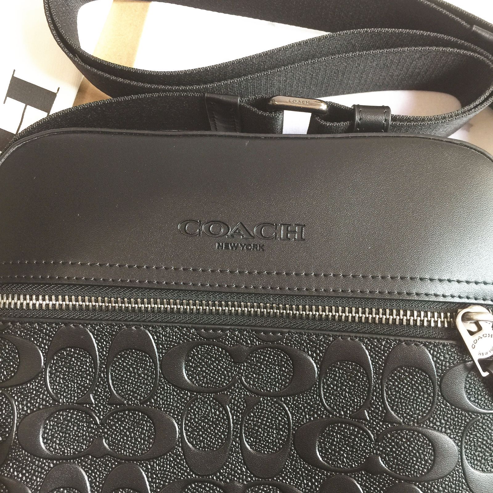 セール中】COACH コーチバッグ F73338 ブラック ショルダーバッグ