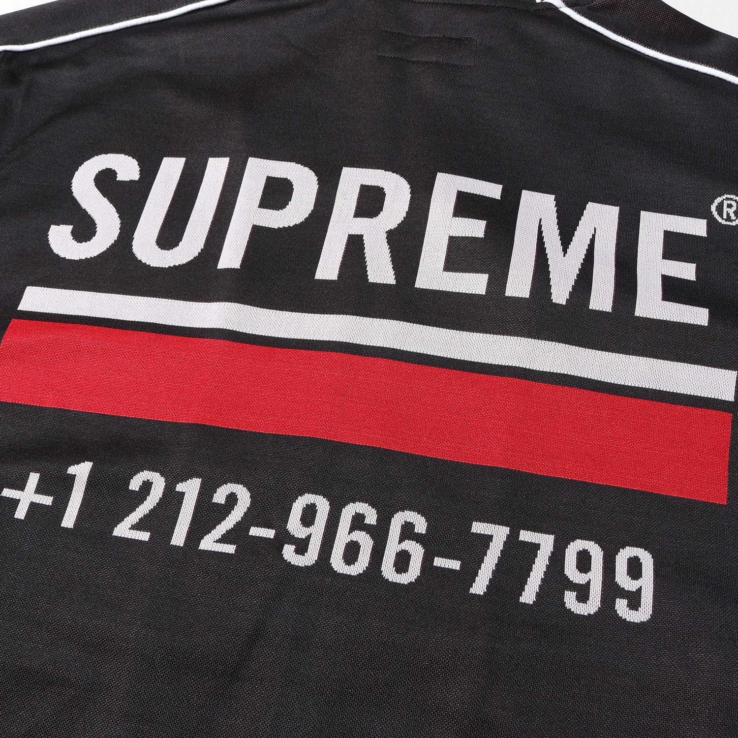 美品 Supreme シュプリーム 22AW ブラック L ジャガード ロゴ ジャージ