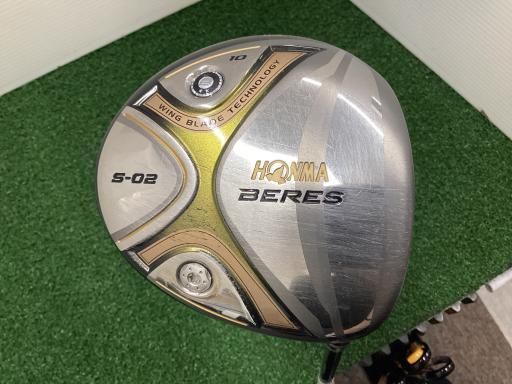 【】 本間ゴルフ BERES S-02 10° ドライバー DR 2S ARMRQ6 49(ドライバー) (フレックスS) メンズ 男性用 右利き 右用 Cランク ゴルフクラブ