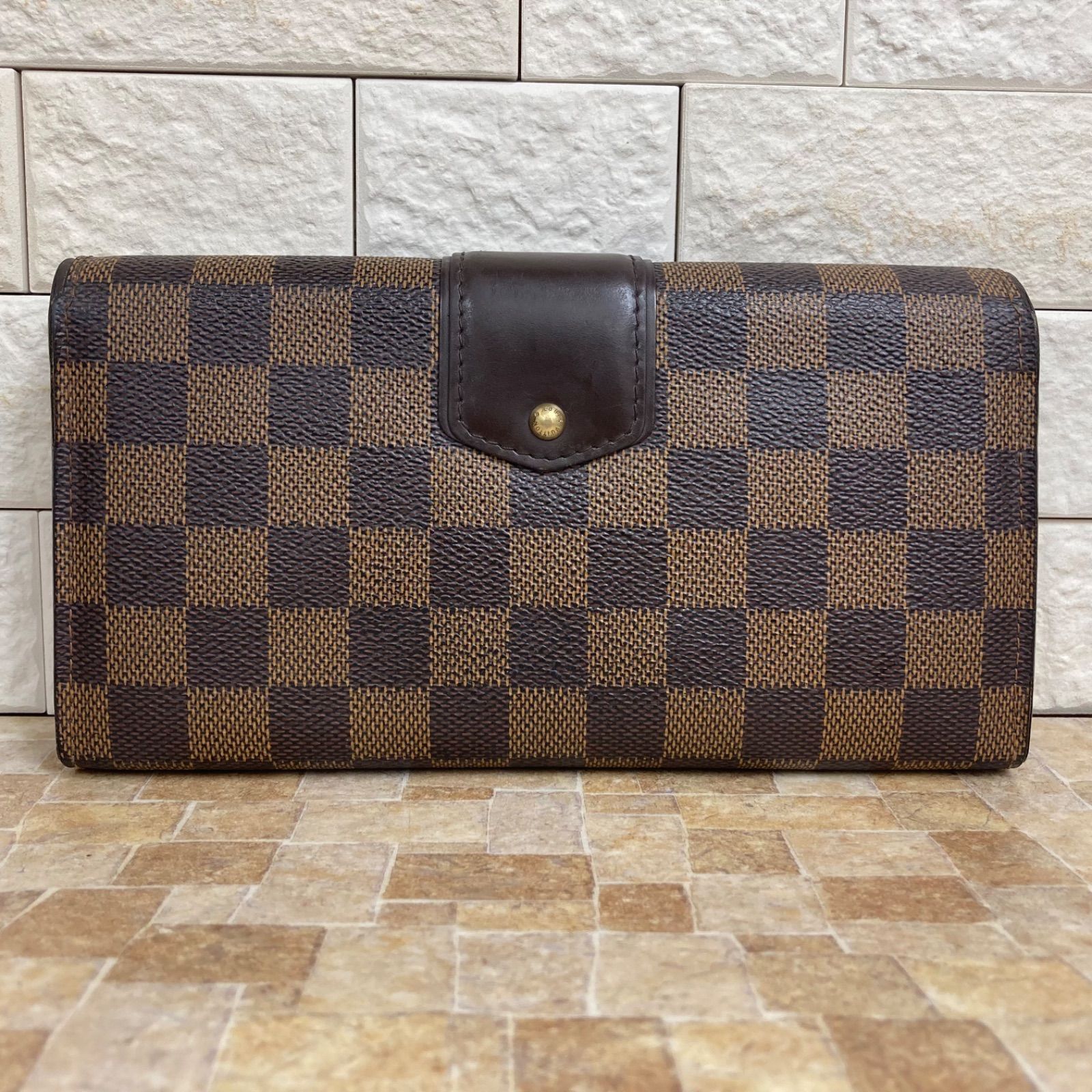 LOUIS VUITTON ダミエ 長財布　ポルトフォイユ　システィナ 良品‼️ ルイヴィトン ダミエ ポルトフォイユ システィナ 財布