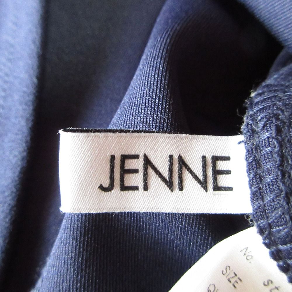 良品 25SS JENNE ジェンヌ ドラマティックアシンメトリーカットソー STY25SS-TP24 サイズS ネイビー  レディース 古着 中古 良品 25SS JENNE ジェンヌ ドラマティックアシンメトリー
