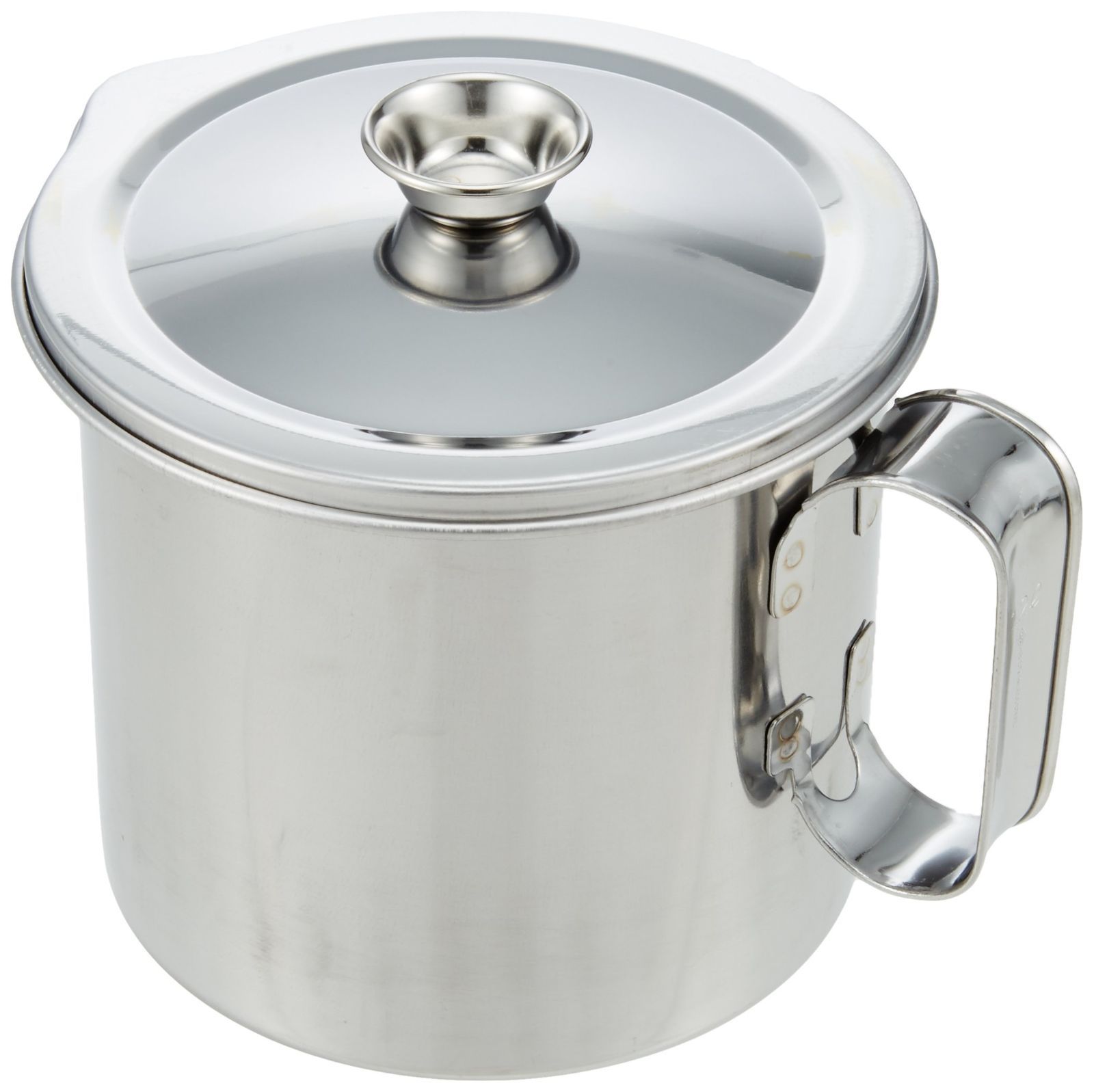 【新着商品】18-0ステンレス 二重網式 1.2L 日本製 オイルポット 一菱金属