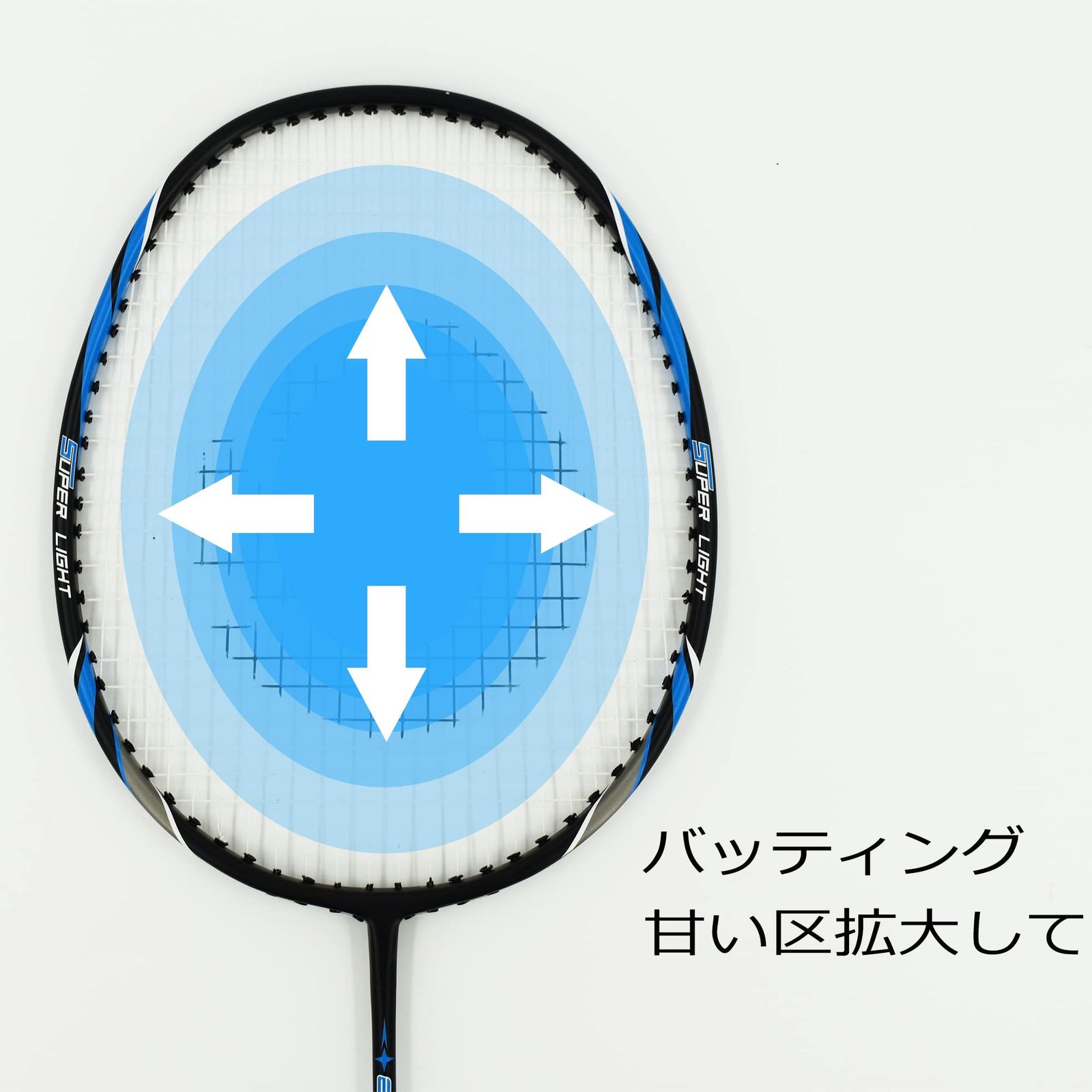 バドミントンラケット カーボンファイバー製 Amazon | SenstonバドミントンラケットN80グラファイトカーボン