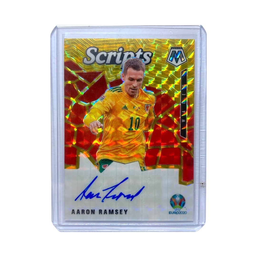 PANINI サッカーカード MOSAIC UEFA EURO PRIZM AARON RAMSEY WALES 02|10 SM-AR IT2