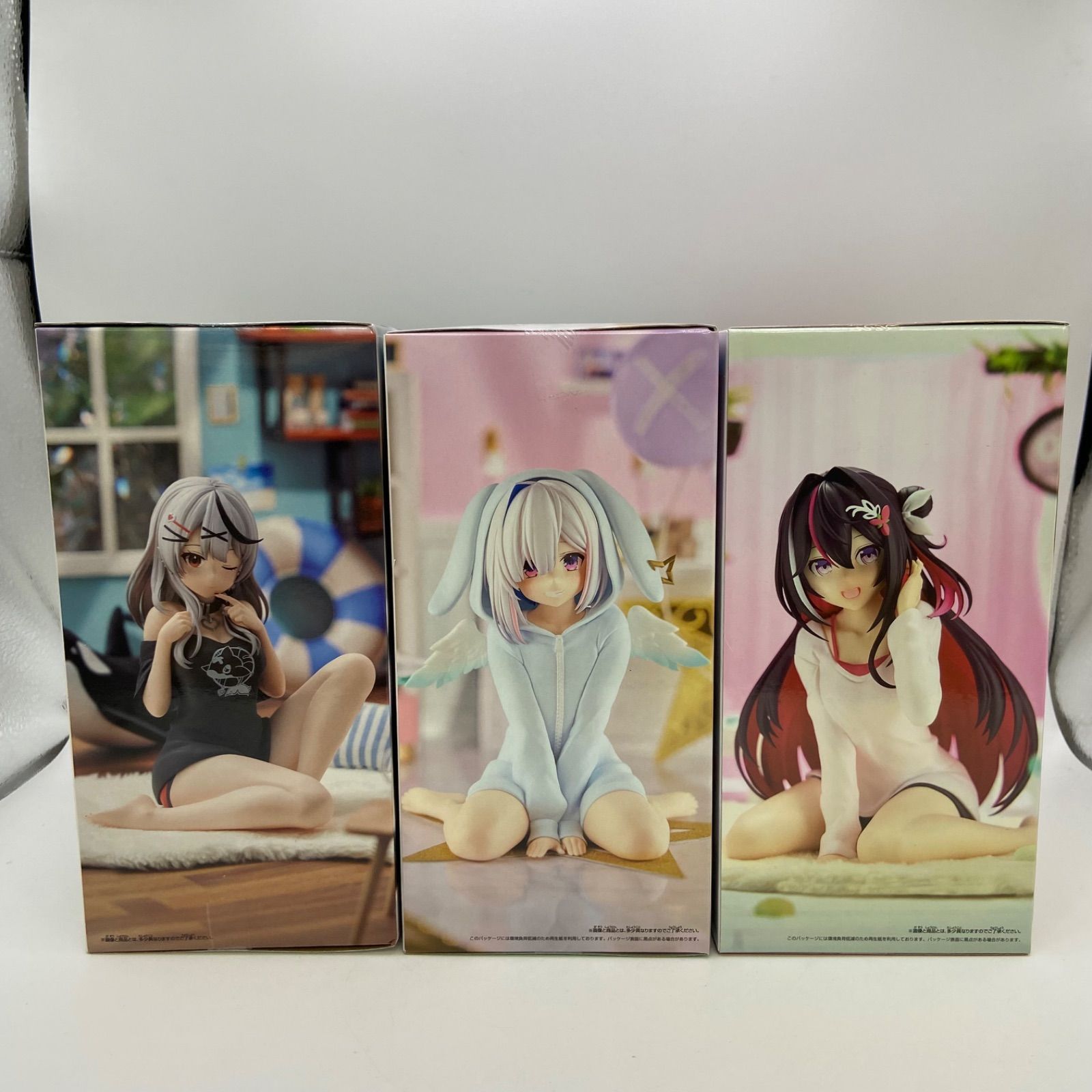 Relax time ホロライブ フィギュア 3点セット BANDAI - ホロライブ Relax Time フィギュア3点セットの通販 by