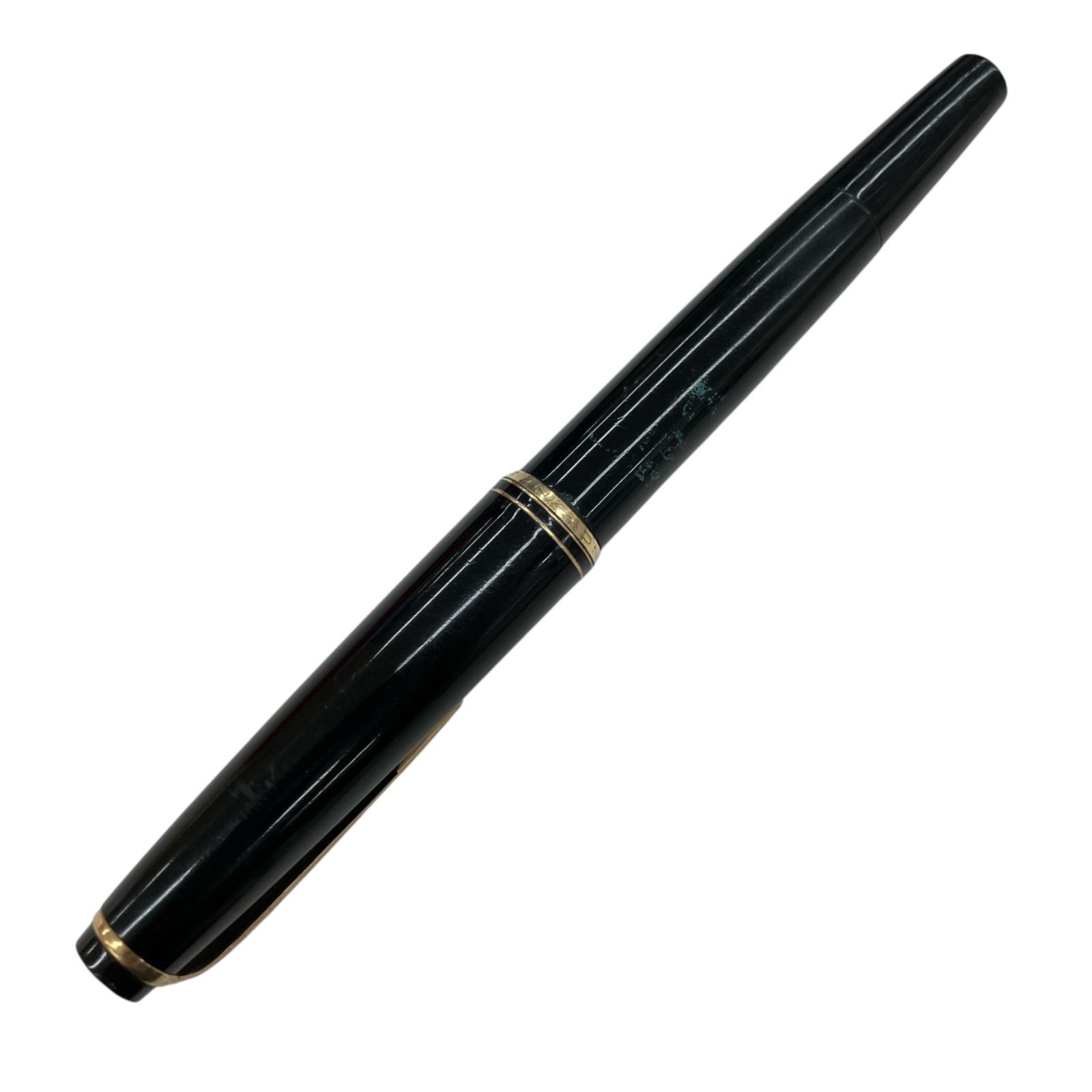 MONTBLANC 万年筆　NO.22 黒軸 美品 EF 14C 60s モンブラン No 22 MONTBLANC No 22 （細字） 14K 03134
