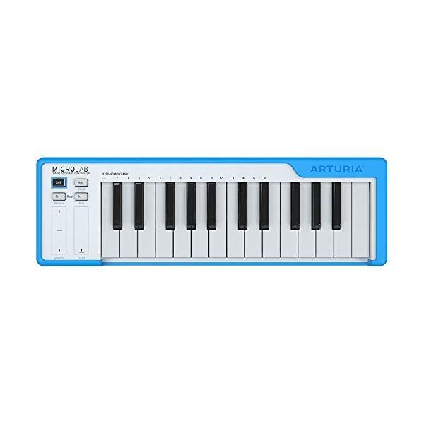 ARTURIA ポータブル MIDIコントローラー MICROLAB BL ブルー