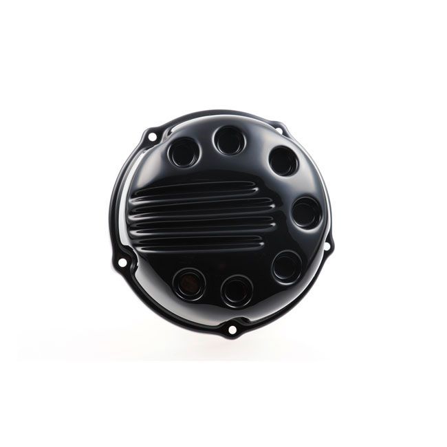 CULT-WERK air cleaner cover. Slotted gloss black | 586246