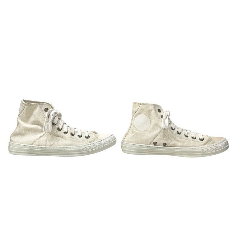 Maison Margiela 22 コットンキャンバスハイカットスニーカー シューズ