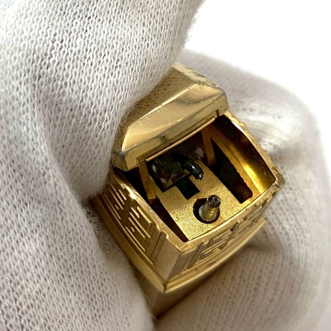 GIVENCHY】1600 ガスライター ゴールド/金カラー ジャンク品