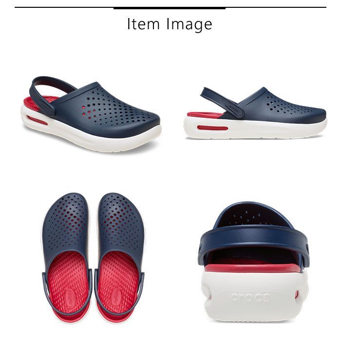 新品未使用】Crocs インモーション クロッグ ネイビー25㎝ 209964 楽天