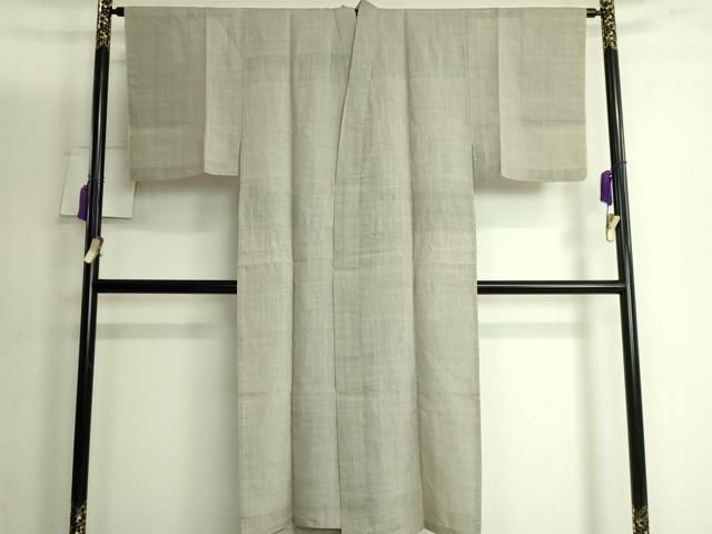 平和屋着物 夏物 男性 長襦袢 鶸茶色地 麻 DZAA9798kh5