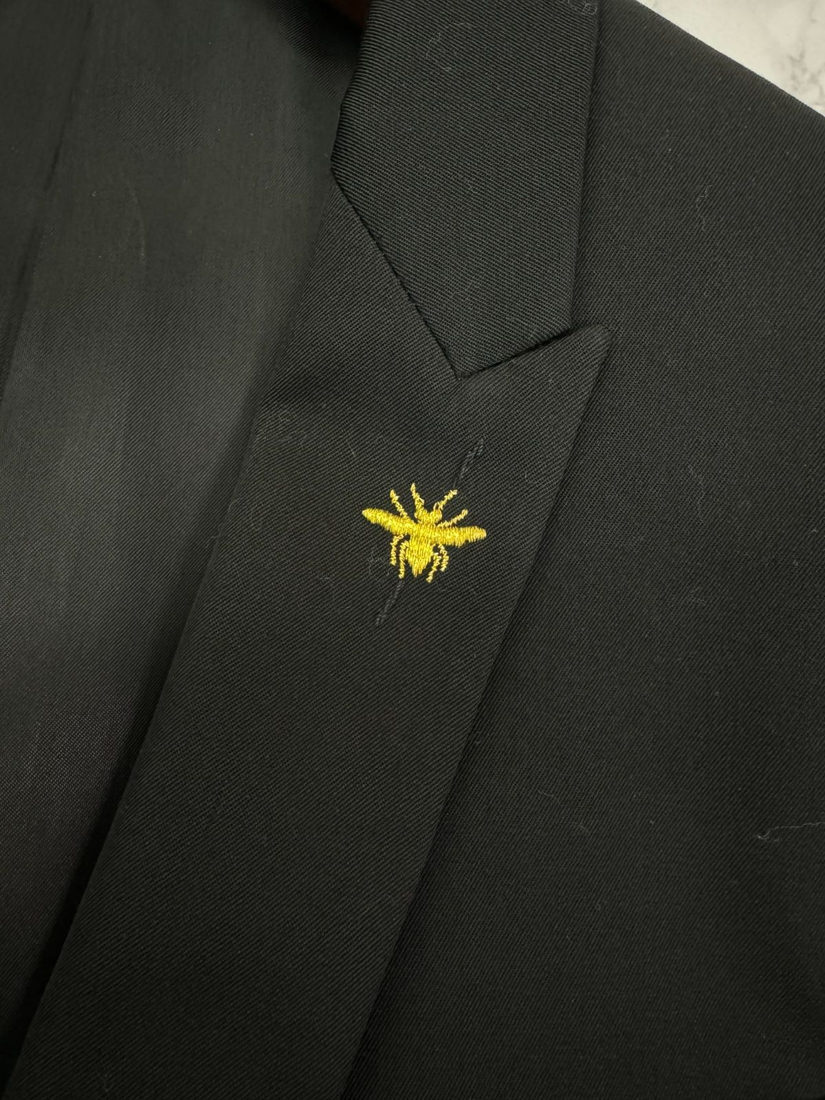 Dior Homme ディオールオム　BEE刺繍　コットンジャケット44 エディ ディオールオム Dior HOMME 18SS BEE EMBROIDERED JACKET アトリエ