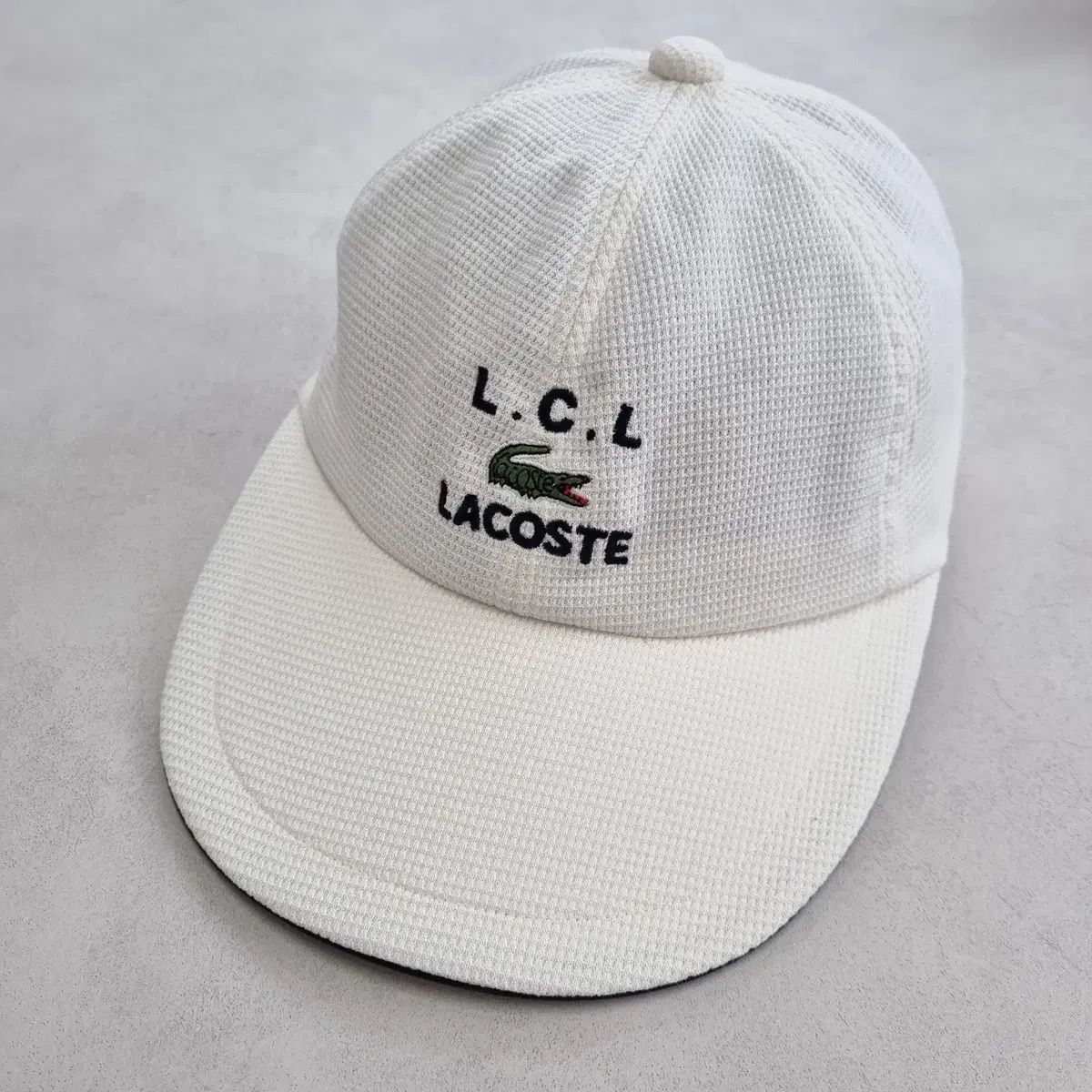 90S ヴィンテージ LACOSTE ラコステ 帽子 ー OS