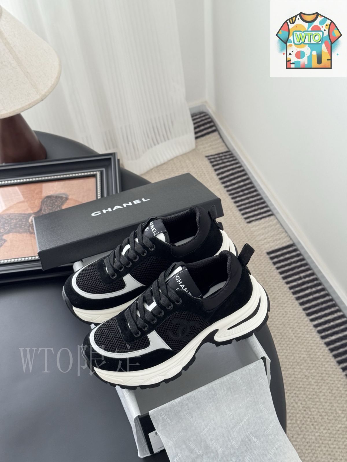 Chanel 25C 銀角大王カジュアルスニーカー02-HA77 - メルカリ
