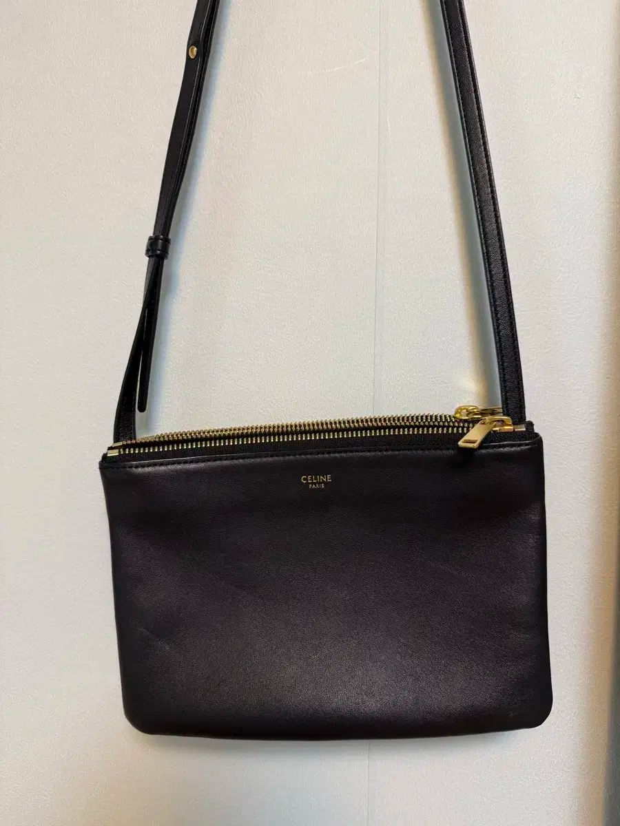 Celine セリーヌ トリオバッグ ブラック