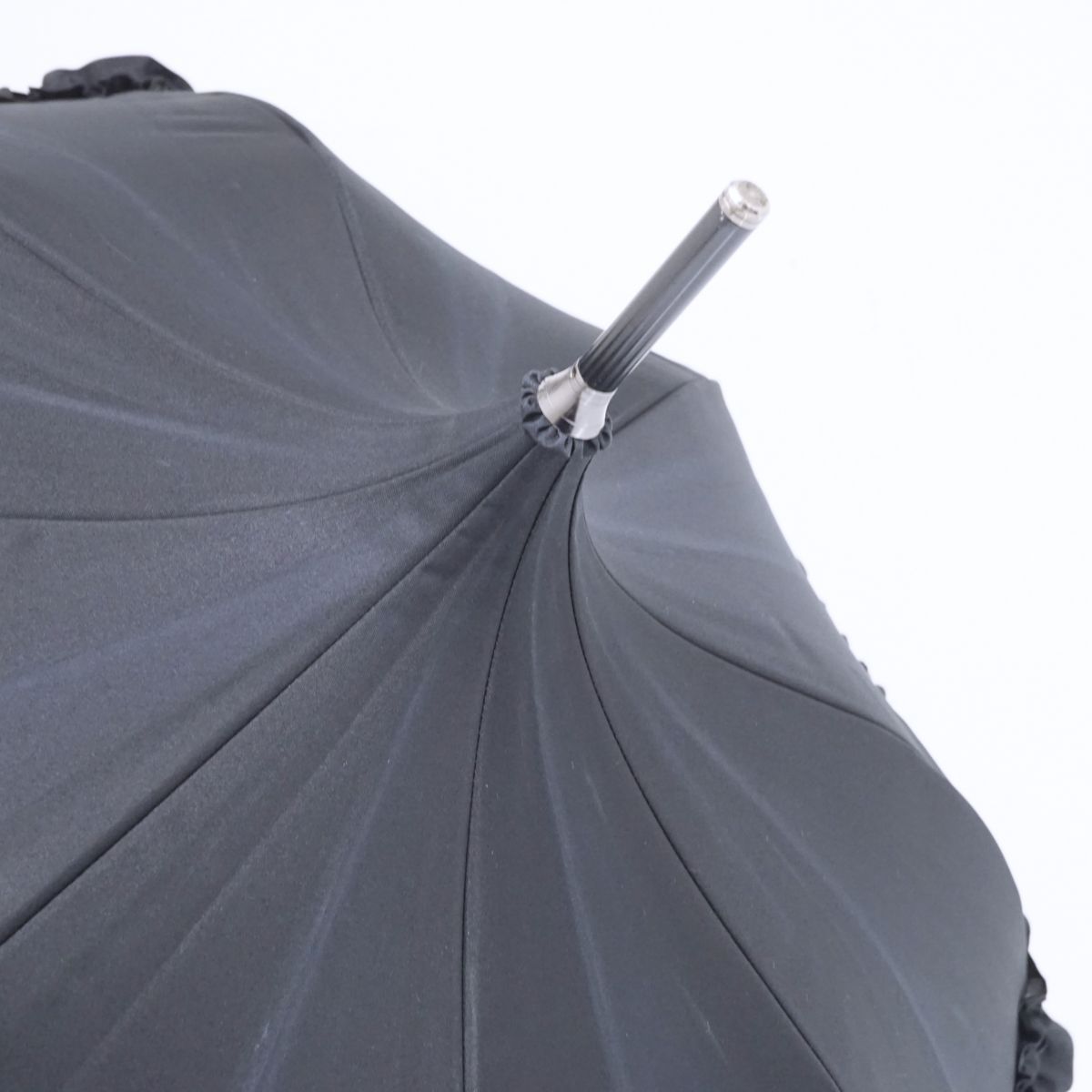 新品未使用 芦屋ロサブラン 日傘 ダブルフリル パゴダ 50cm 晴雨兼用 ロサブラン 日傘 完全遮光 長傘 フリル uv 晴雨兼用 1級遮光