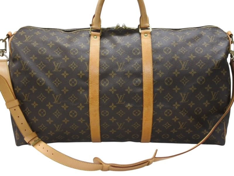 LOUIS VUITTON ルイヴィトン キーポル バンドリエール55 ボストンバッグ M41414 モノグラム ブラウン 4b006815