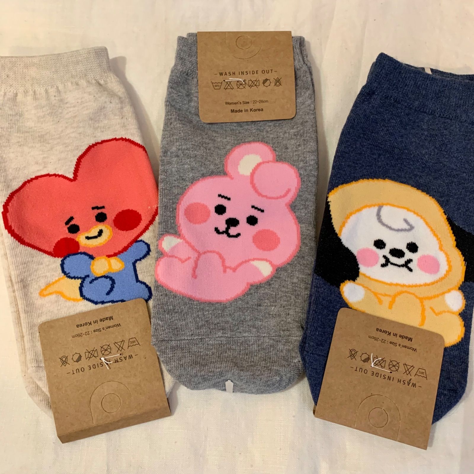 BT21 靴下 cooky ３点セット