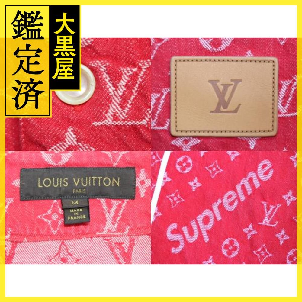 LOUIS VUITTON Supreme ルイヴィトン シュプリーム Jacquard Denim Baseball Jersey シャツ メンズ M レッド モノグラム デニム コットン 2147100149364 【200】 質屋大黒屋⛵1947年創業全国23店舗 メルカリ ルイヴィトン ジッピー・ウォレット モノグラム・レティーロ 長財布 ブラウン レッド M61854 2120500105642