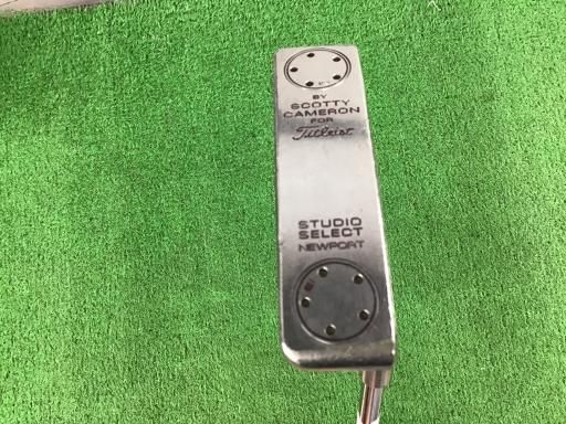 タイトリスト SCOTTY CAMERON STUDIO SELECT NEWPORT 34インチ 15g パター PT スチール フレックスその他 メンズ 男性用 右利き 右用 Cランク ゴルフクラブ