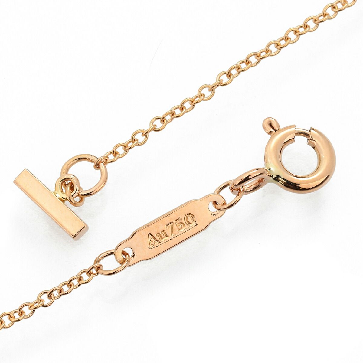 ティファニー T スマイル ペンダント ミニ ダイヤモンド K18  