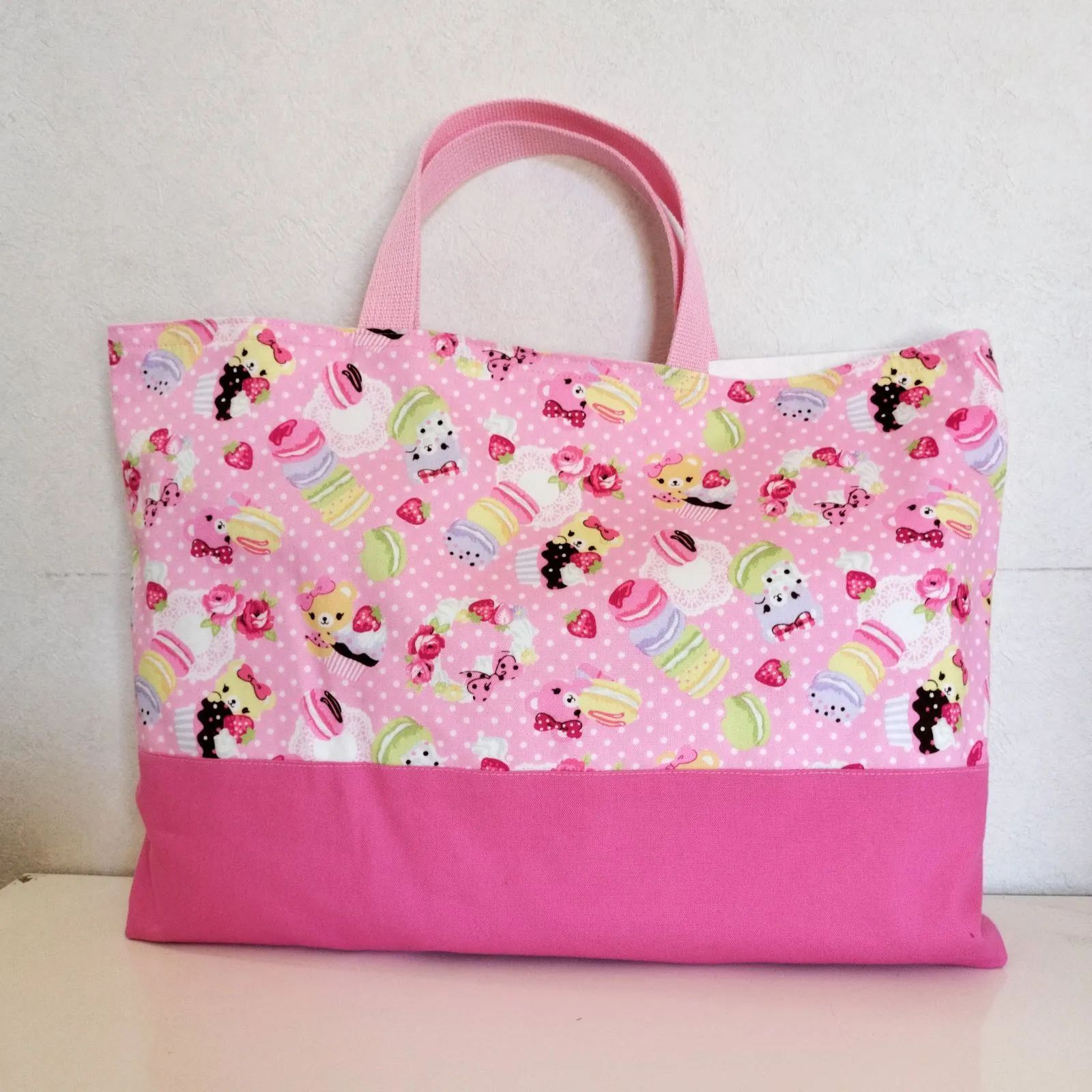 入園入学クマ🧸レッスンバッグ、体操服入れ、シュ－ズ入れ、コップ入れ