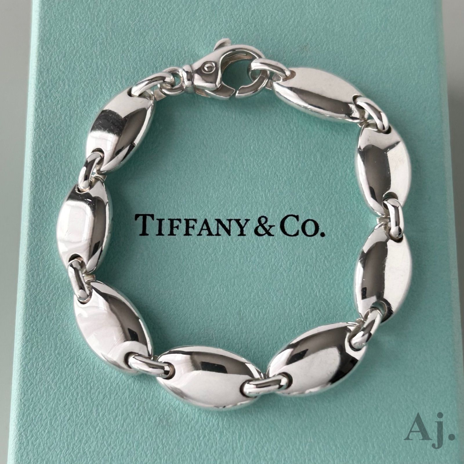 Tiffany ティファニー ペブル ブレスレット オーバル ビンテージ