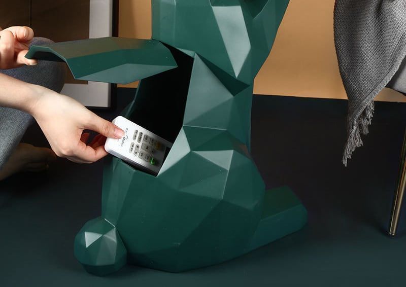 クリエイティブなウサギの収納トレイ 大型ホームインテリアリビングテレビキャビネットソフト装飾品