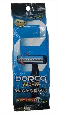 まとめ買い-144点セット ＴＧ２首振りスムーザー付 １０本 ドルコ 男性用カミソリ
