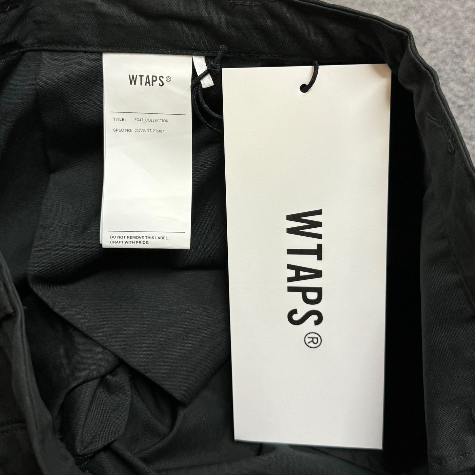 美品 WTAPS 23AW MILT0001 TROUSERS NYCO. OXFORD 02 232WVDT-PTM07 