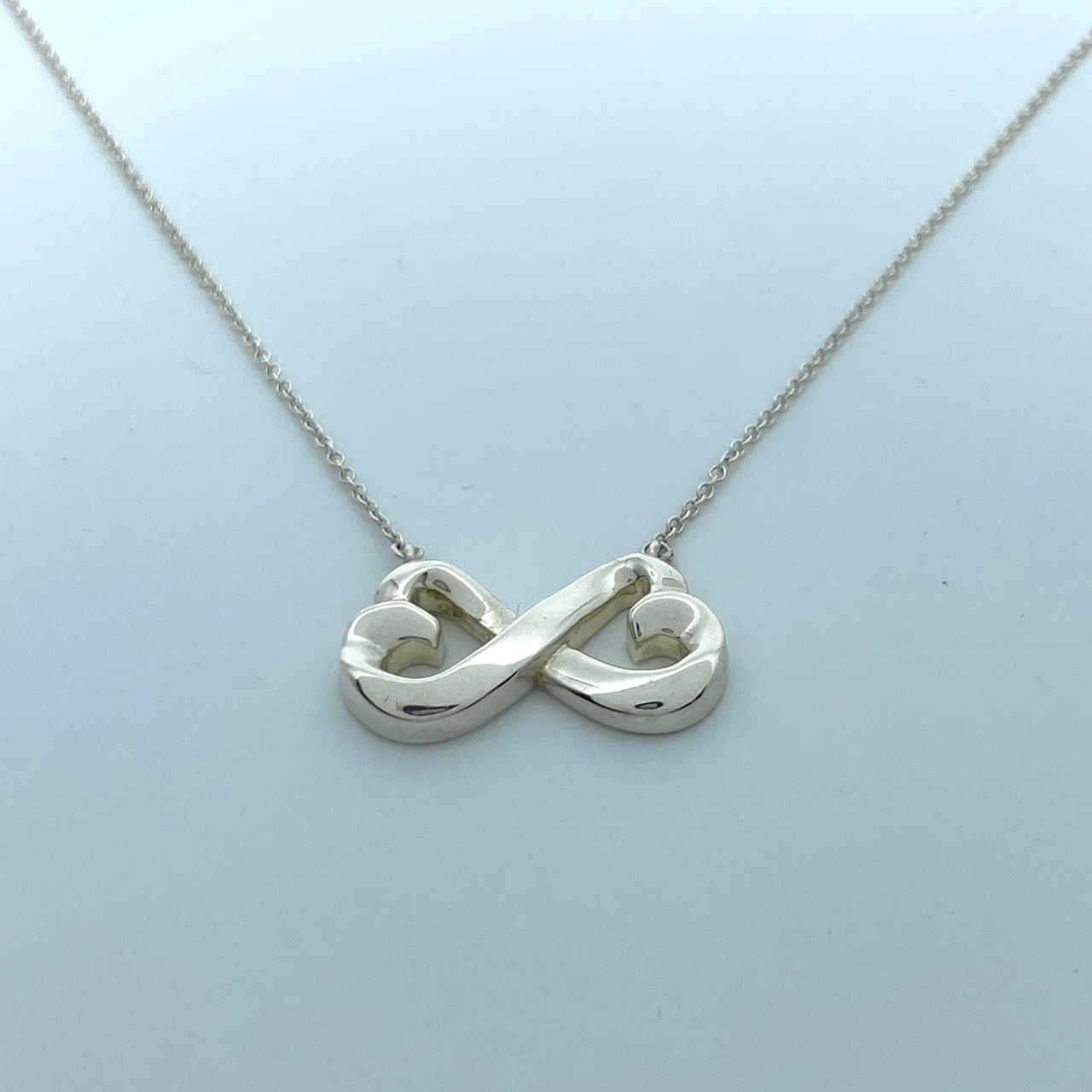 美品 TIFFANY & Co. ティファニー ネックレス ダブルラヴィング