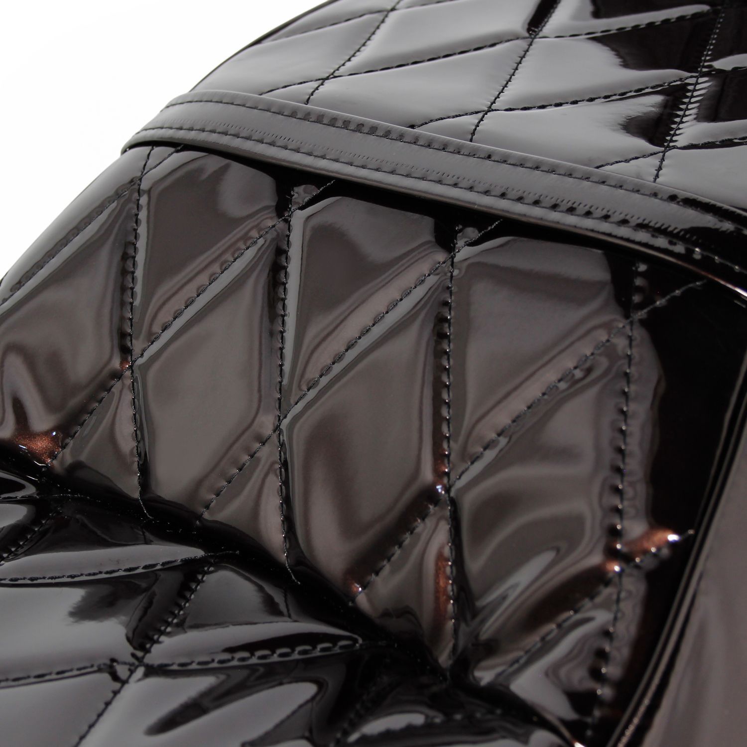 エナメル カスタム シート ホンダ フュージョン MF02 ブラウン 茶色