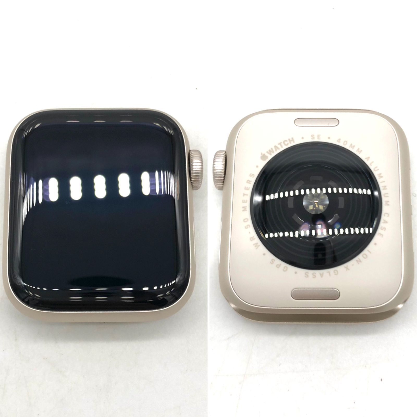 ▽【BT100%】Apple AppleWatch SE 第2世代 40mm GPSモデル スター 