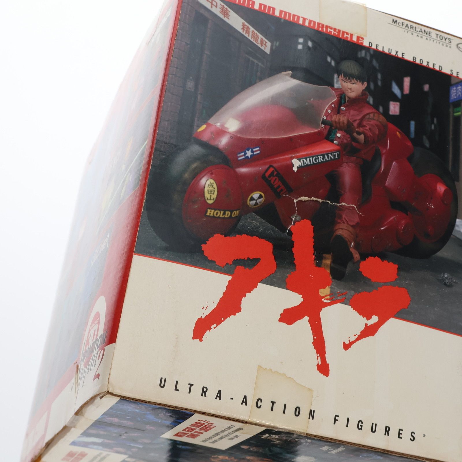 マクファーレンズ 3D アニメーション フロム ジャパン シリーズ 2/ 金田&amp;金田のバイク セット AKIRA(アキラ) 完成品 フィギュア マクファーレントイズ 3Dアニメーション フロム ジャパン2 AKIRA 金田+バイクセット
