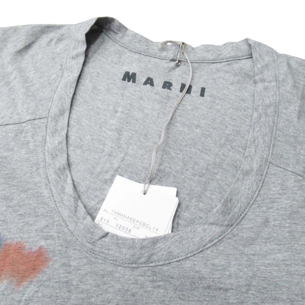中古】良品 22SS MARNI マルニ ロゴプリントTシャツ カットソー 40  