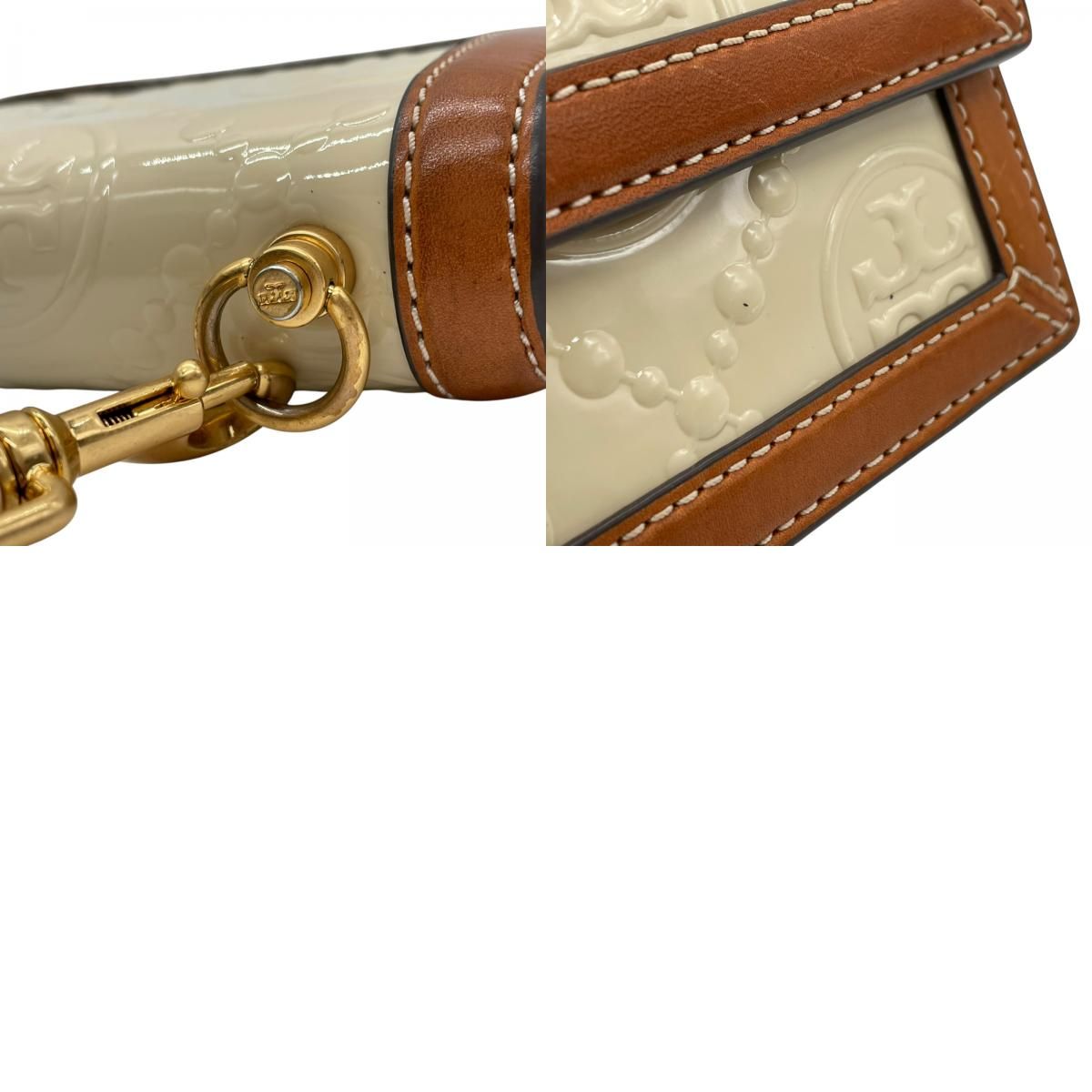 極美品 TORY BURCH トリーバーチ Tモノグラム ロゴ ショルダー
