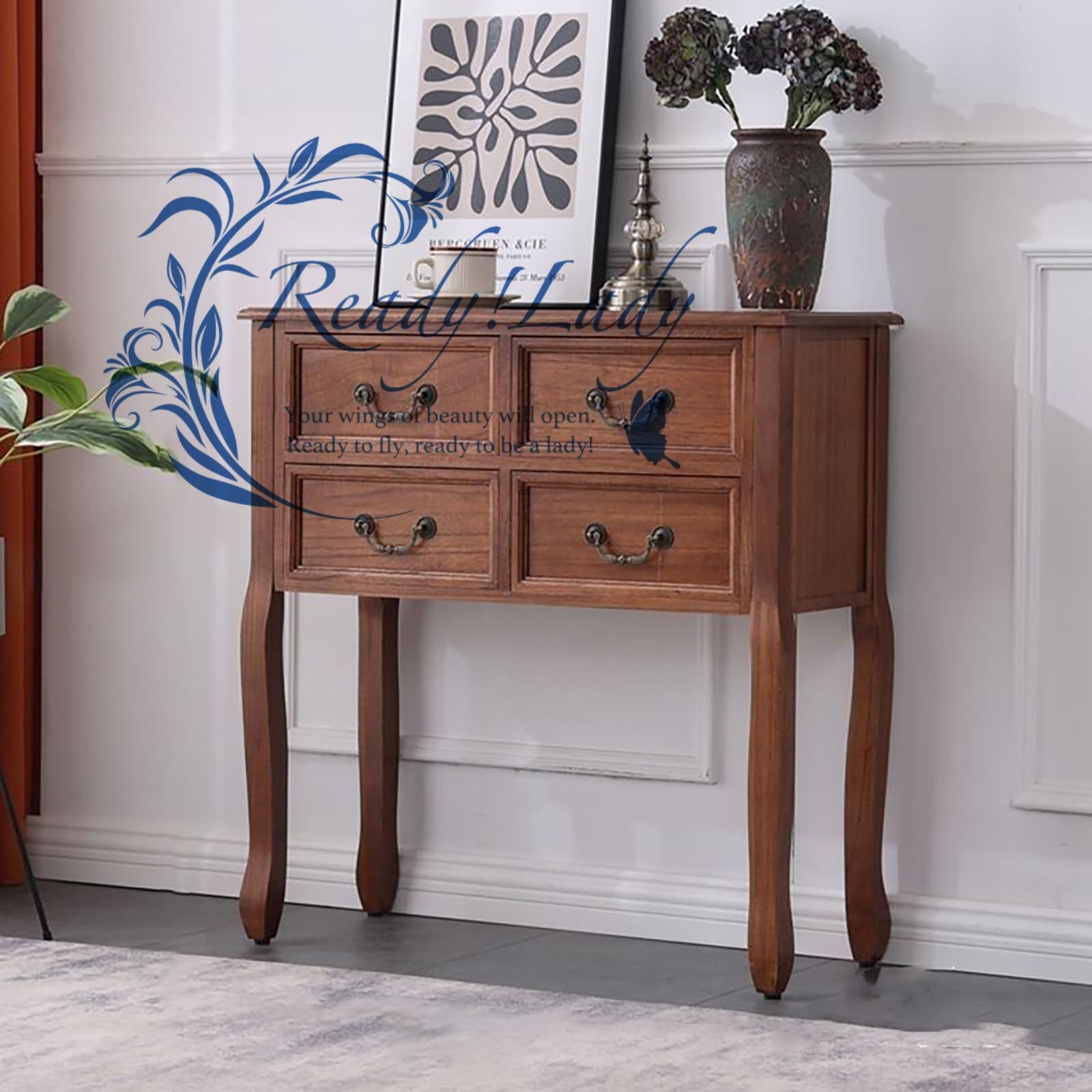 マルニ　木製 引き出し付きコンソールテーブル マルニ木工】ブリティッシュアンティークデザインのコンソール