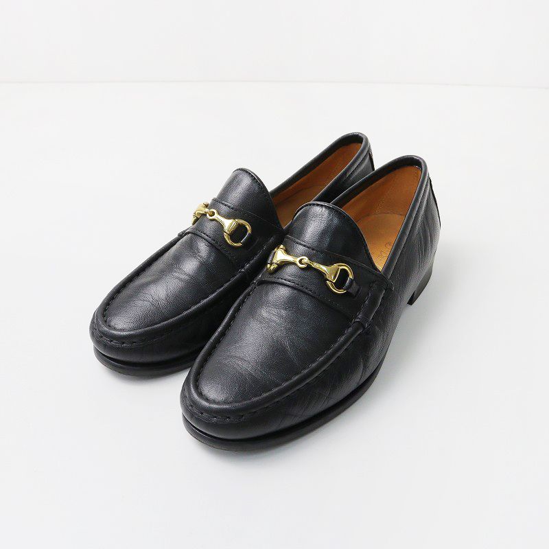 美品 ダニエルレポリ Daniele Lepori ビットローファー 37/ブラック 