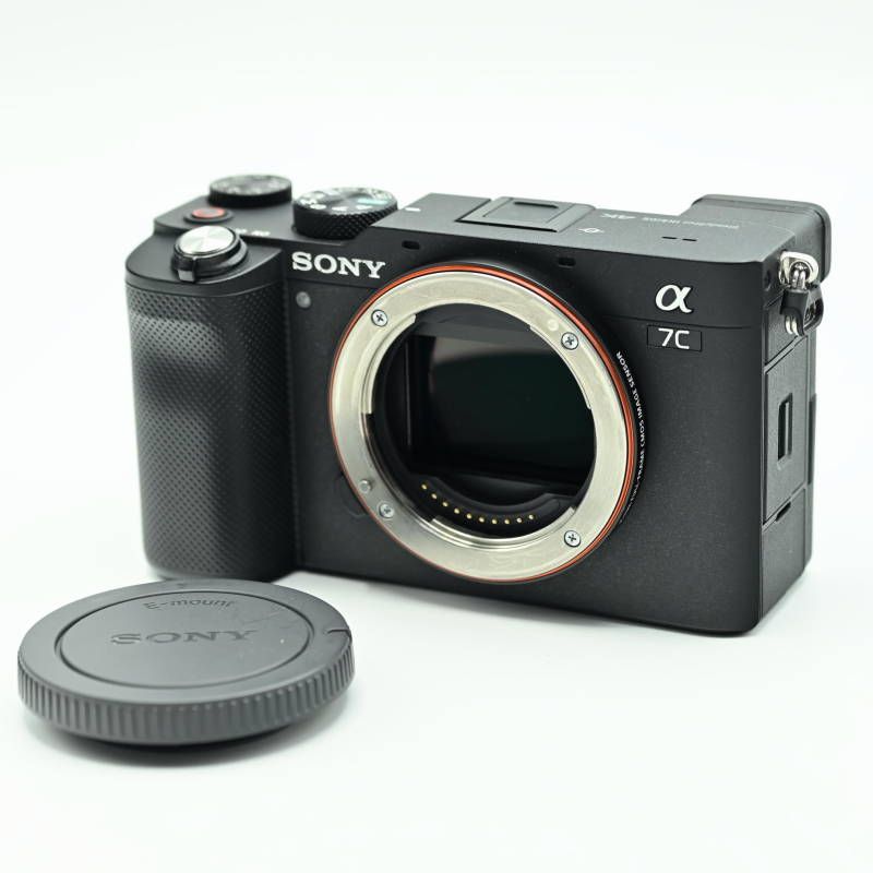 動作 済 SONY ソニー α7C ILCE-7C デジタル一眼カメラ ブラック 互換バッテリー 充電器 ストラップ 付 フルサイズミラーレス S10-t033