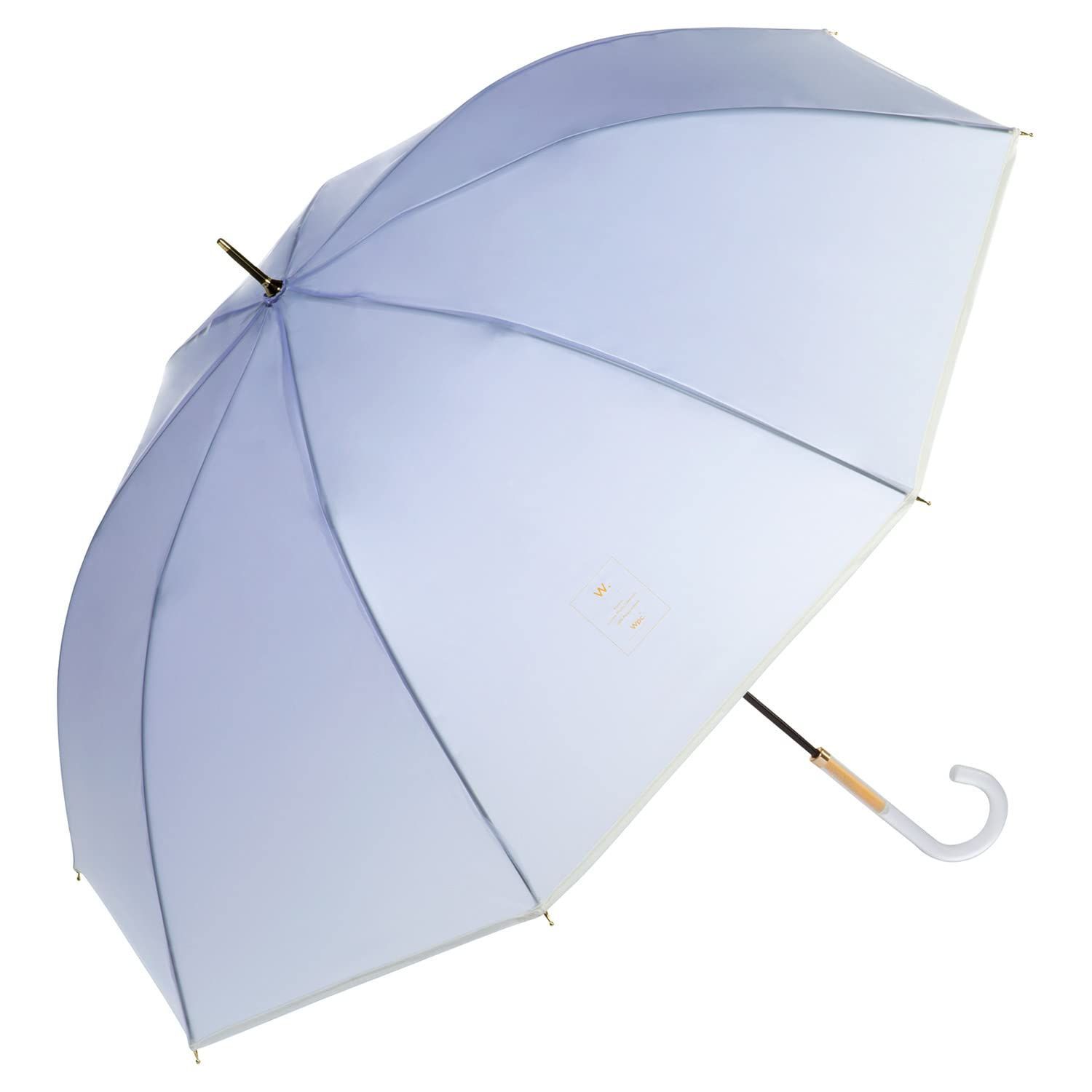 新着商品 Wpc. 雨傘 ビニール傘 コスメティックアンブレラ パープル 長傘 61cm レディース ジャンプ傘 大きい グラデーション パステル 映え フォトジェニック 透明 持ち手も グラスファイバー 丈夫 おしゃれ 女性 PT-W