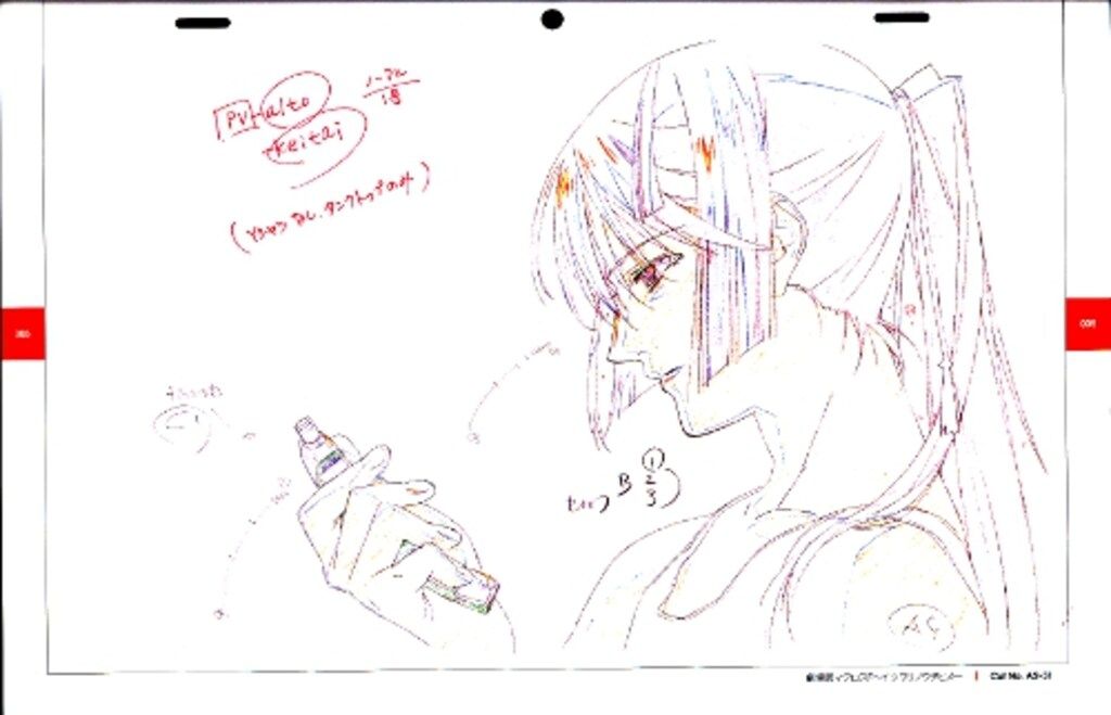 東京国際アニメフェア 劇場版マクロスF 超時空原画 KEY ANIMATION