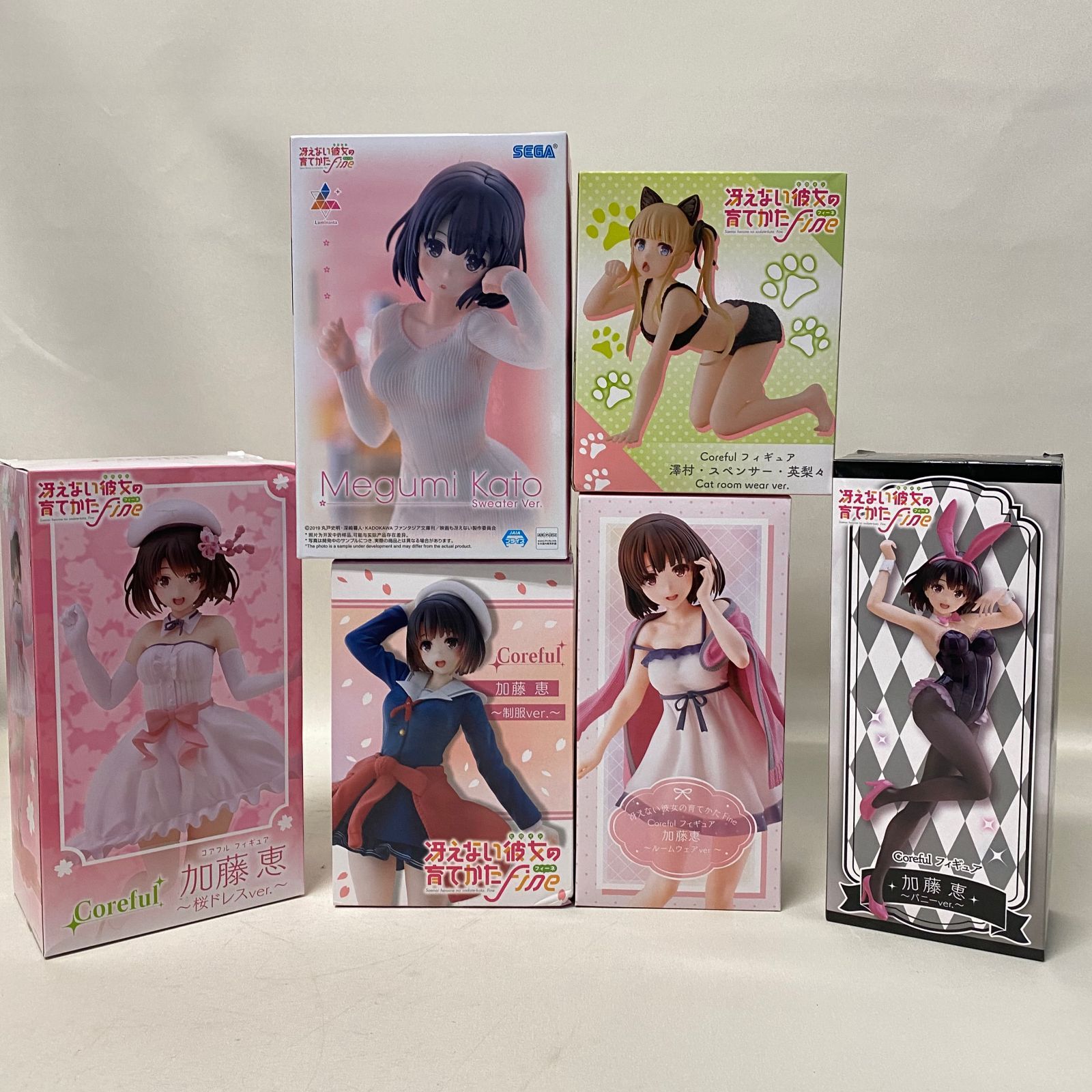 冴えカノ加藤恵 プライズフィギュア41体セット