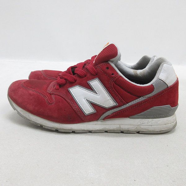 Q【27cm】New Balance ニューバランス MRL996AH スエードスニーカー赤/MENS/32【中古】