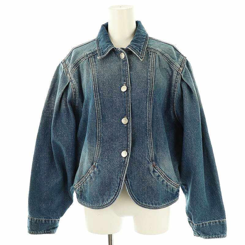 イザベルマラン ISABEL MARANT VELETTE JACKET デニムジャケット ジージャン Gジャン 36 青 |MI OS