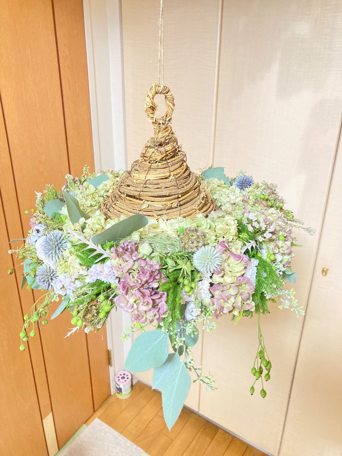 スモークツリー フライングリース ボールリース きみどり スモーク