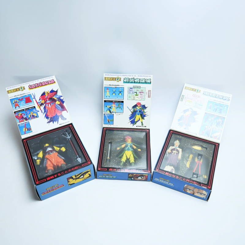 BANDAI - バンダイ 銀河戦国群雄伝ライ RAI 戦国武者 猛将骸羅/若武者羅候/軍師師真 3点セット 開封済/未使用 T07-s067 BANDAI - バンダイ 銀河戦国群雄伝ライ RAI 戦国武者 猛将骸羅